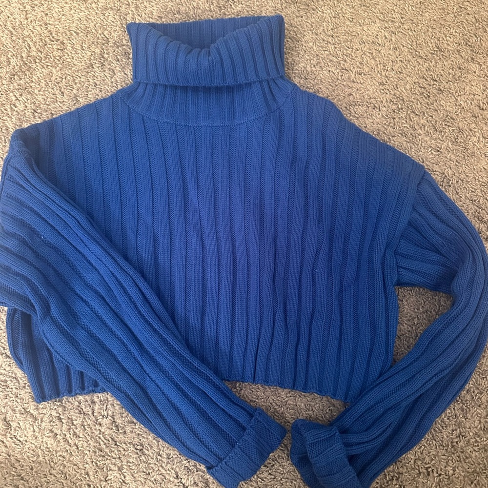 Blue Turtle Neck sweater